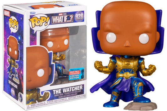 Funko Pop! Marvel Studios What If…? The Watcher Funko 2021 Fall Convention Exclusive + Free Protector