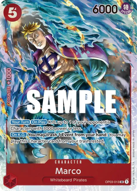 One Piece TCG! Marco - Pillars of Strength (OP03) (NM)