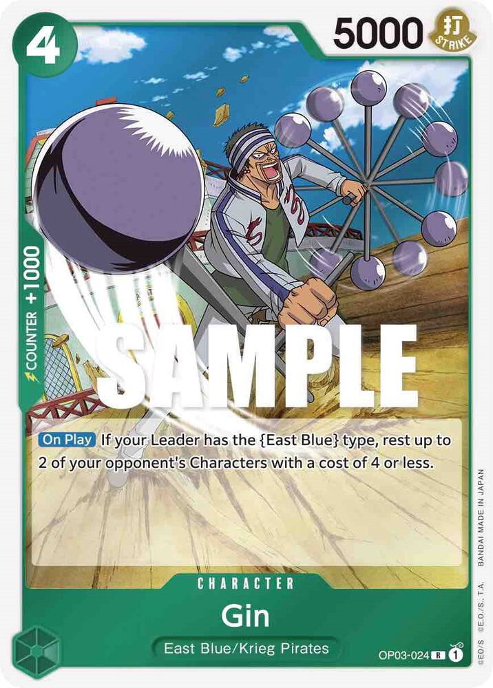 One Piece TCG - Gin - Pillars of Strength (OP03)