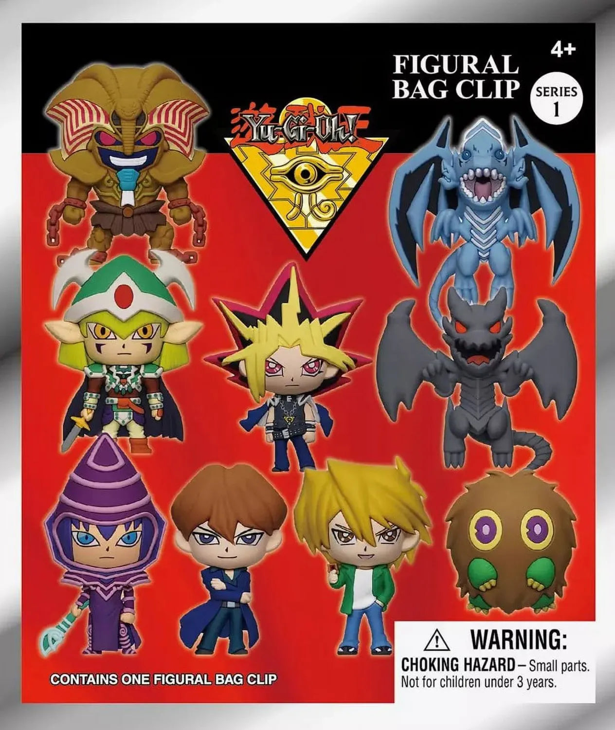 Yu-Gi-Oh! Series 1 Mystery 3D Foam Figural Bag Clip (One Variation Chosen at Random)