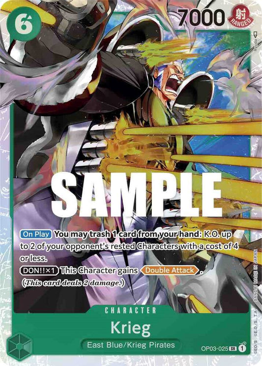 One Piece TCG! Krieg - Pillars of Strength (OP03)