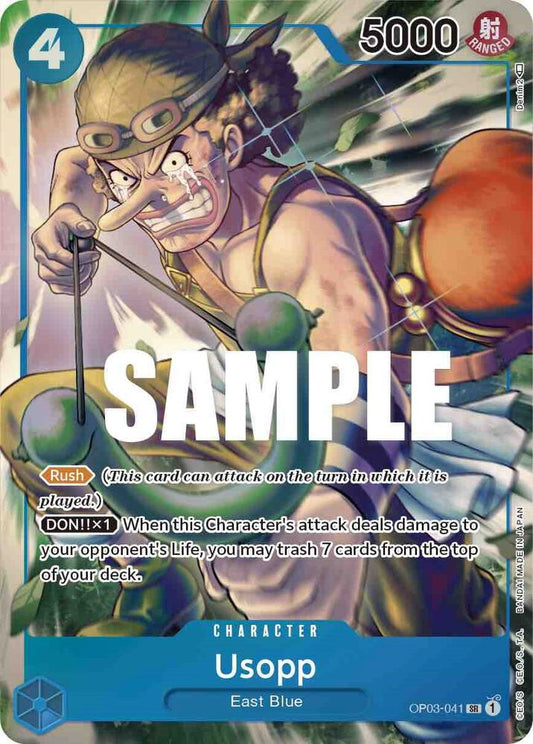 One Piece TCG! Usopp (Alternate Art) - Pillars of Strength (OP03)