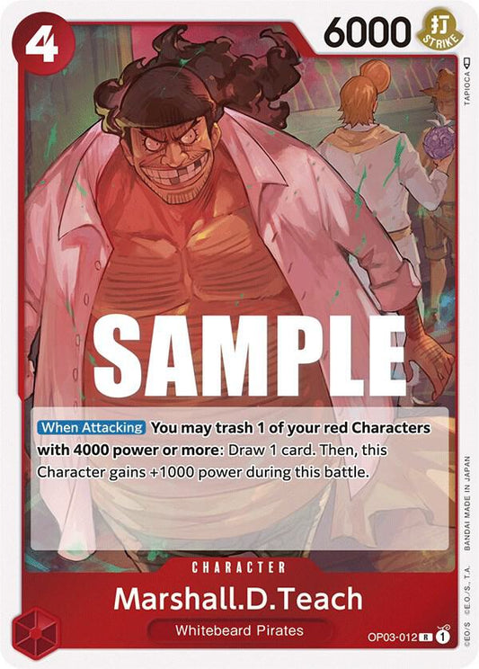 One Piece TCG - Marshall.D.Teach - Pillars of Strength (OP03)