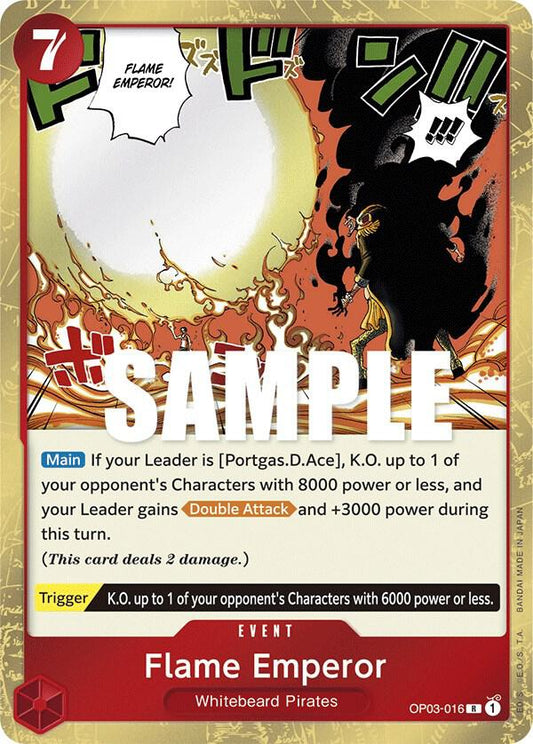 One Piece TCG - Flame Emperor - Pillars of Strength (OP03)