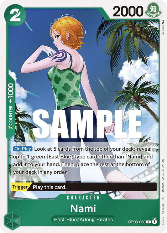 One Piece TCG - Nami (030) - Pillars of Strength (OP03)