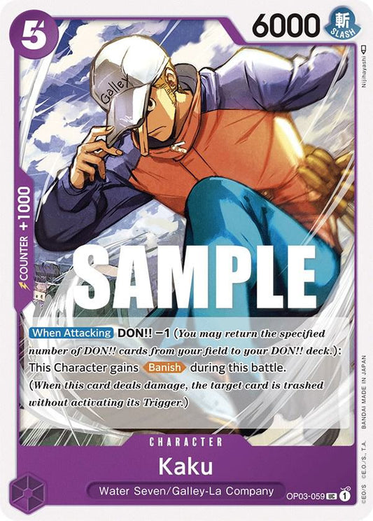 One Piece TCG! Kaku (059) - Pillars of Strength (OP03)