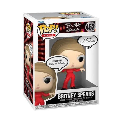 Preorder Britney Spears Oops! I Did it Again Funko Pop! Vinyl Figure #462 + Protector