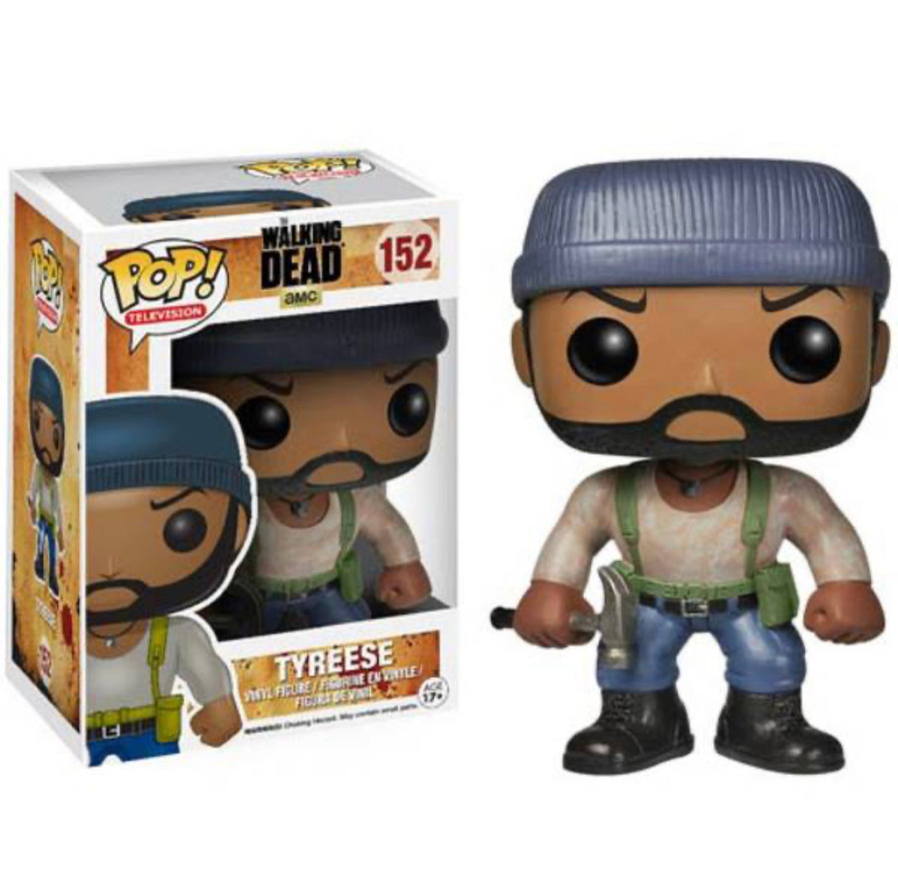 Funko Pop! The Walking Dead - Tyreese 152 + Free Protector (VAULTED)