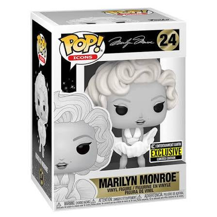Funko Pop! Icons : Marilyn Monroe 24 EE Exclusive Figure + Pop Protector