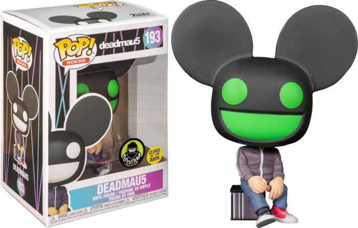 Funko Pop! Deadmau5 193 Popcultcha Exclusive Glows in the Dark (VAULTED) + Free Protector
