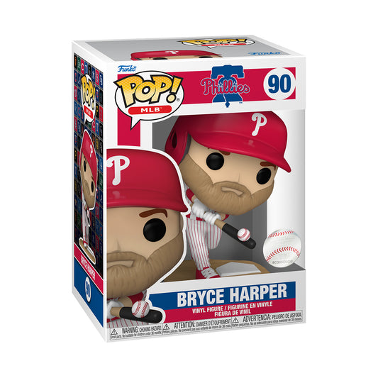Funko Pop! MLB : Bryce Harper 90 Figure + Pop Protector