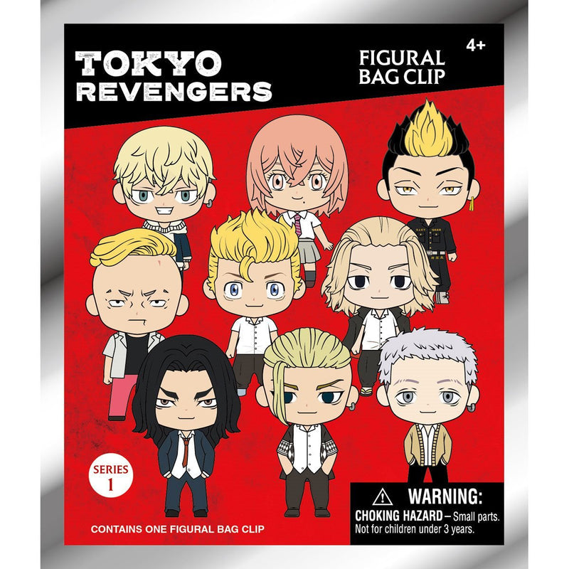 Tokyo Revengers Series 1 Mystery 3D Foam Figural Bag Clip (One Variation Chosen at Random)