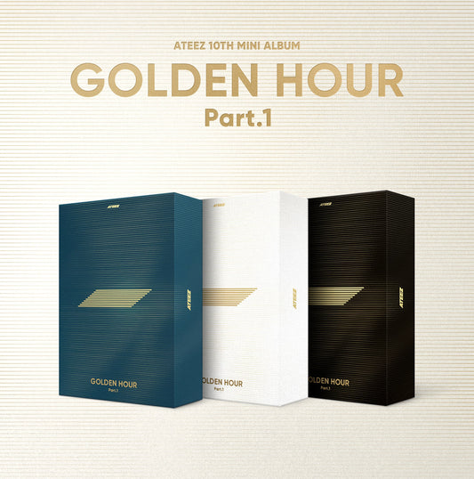 K-POP ATEEZ - 10TH MINI ALBUM [GOLDEN HOUR : PART.1] (3 VERSIONS)