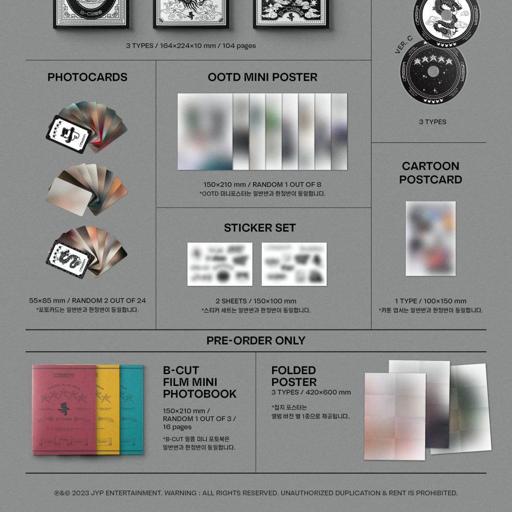 K-POP STRAY KIDS - VOL.3 [★★★★★ (5-STAR)] (3 VERSIONS)