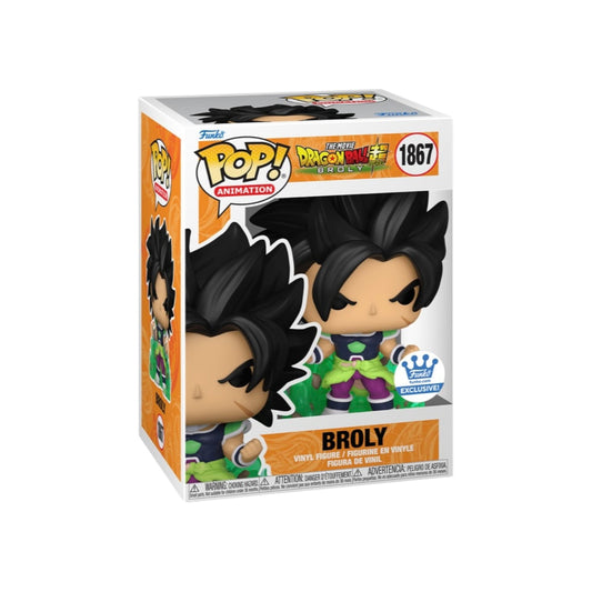 Funko Pop! The Movie : Dragon Ball Super Broly : Broly 1867 Funko Shop Exclusive + Pop Protector