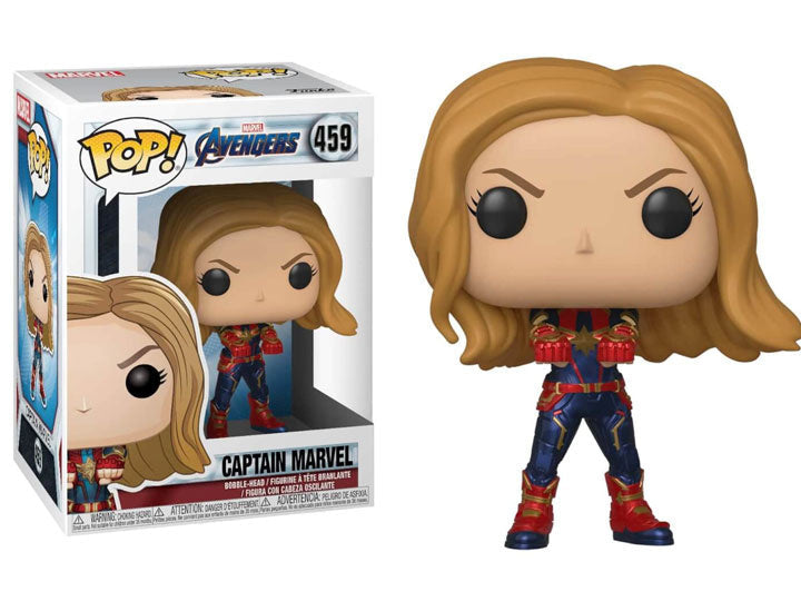 Funko Pop! Marvel Avengers Endgame Captain Marvel 459 + Free Protector