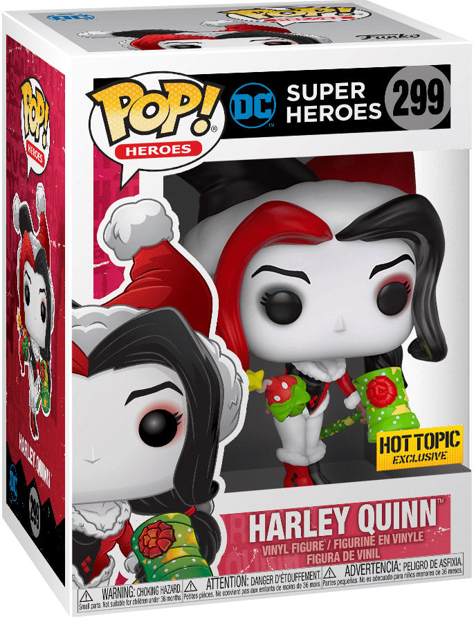 Funko Pop! DC Super Heroes - Harley Quinn 299 Hot Topic Exclusive (VAULTED) + Free Protector