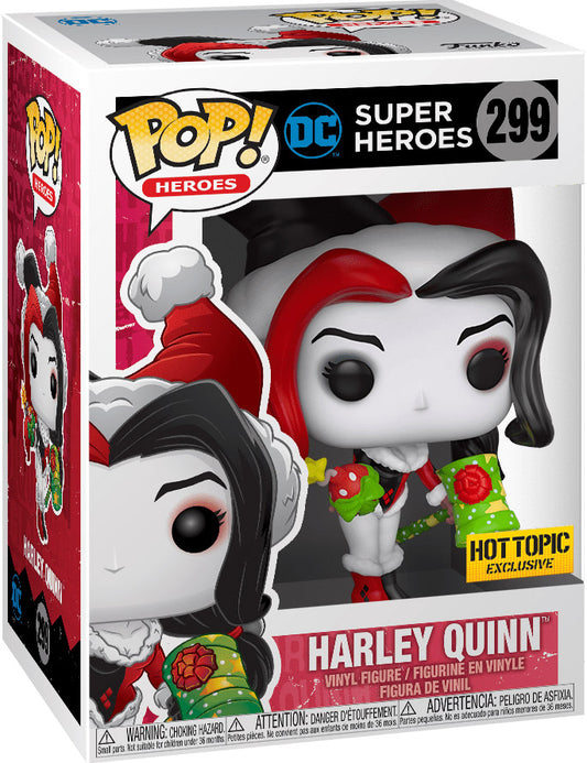 Funko Pop! DC Super Heroes - Harley Quinn 299 Hot Topic Exclusive (VAULTED) + Free Protector