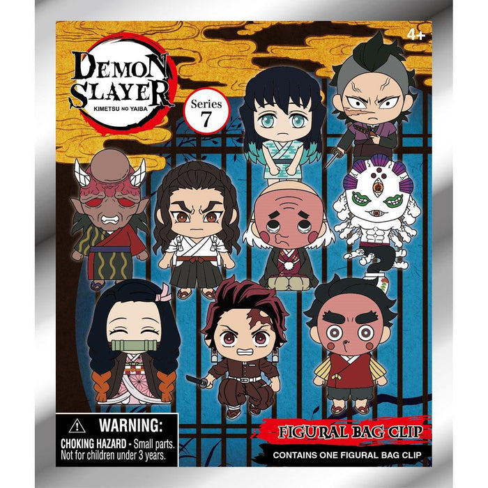 Demon Slayer Series 7 Mystery 3D Foam Figural Bag Clip (One Variation Chosen at Random)
