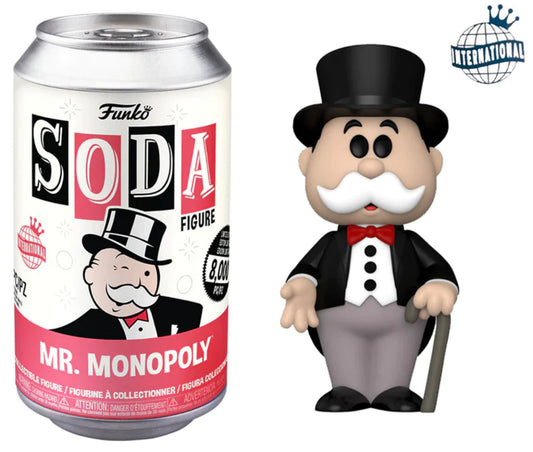Mr. Monopoly Unsealed Common / Regular Limited Edition Funko Soda Pop Figure