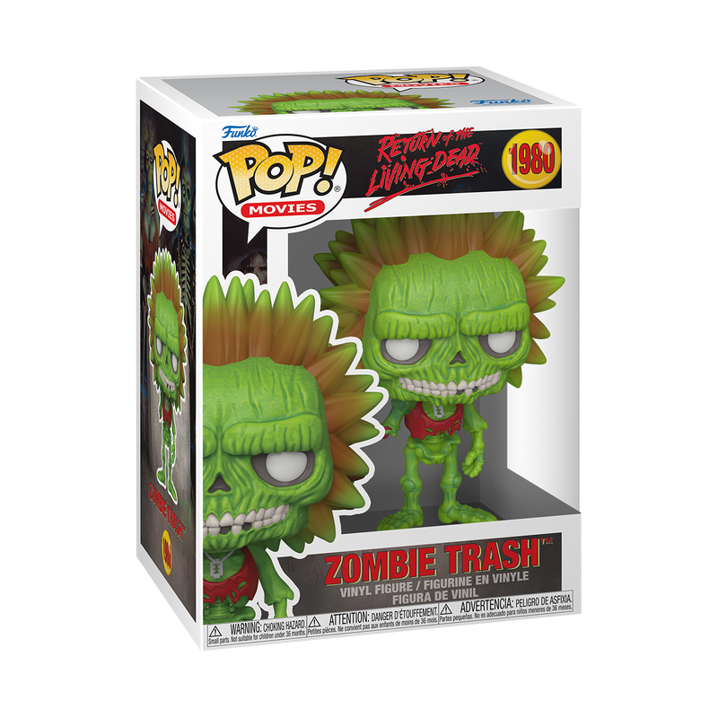 Funko Pop! Return of the Living Dead - Zombie Trash 1980 Figure + Pop Protector