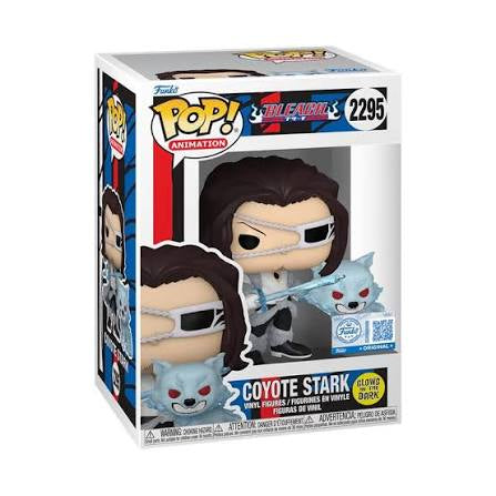 Funko Pop! Bleach - Coyote Stark 2295 Funko Special Edition Glows in the Dark Figure + Pop Protector