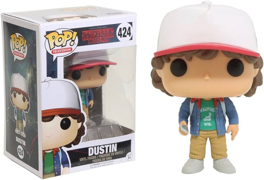 Funko Pop! Netflix Stranger Things Dustin 424 + Free Protector
