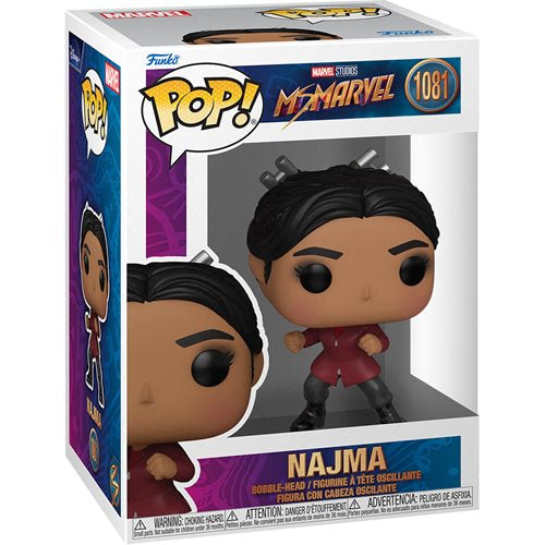 Funko Pop! Marvel Studios Ms Marvel - Najma 1081 + Free Protector
