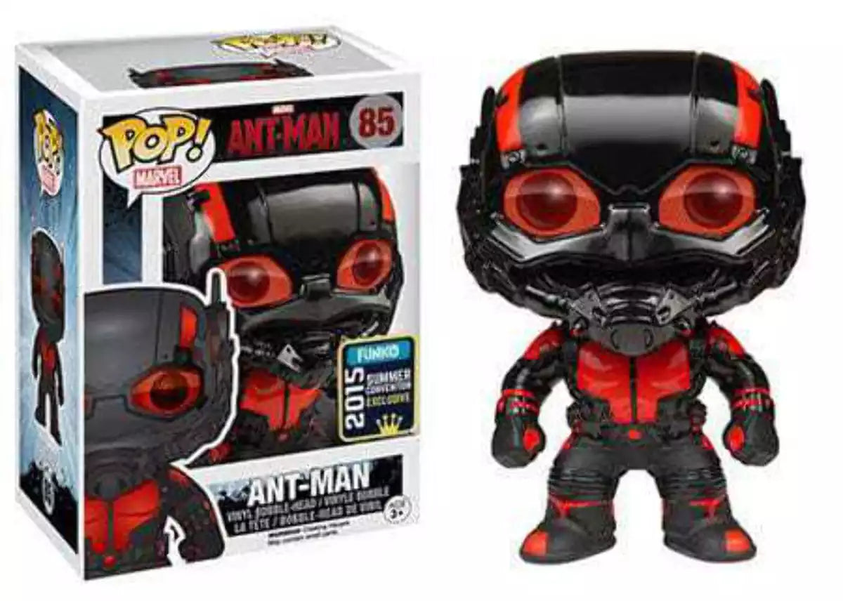 Funko Pop! Marvel Ant-Man (Black) 85 Funko 2015 Summer Convention Exclusive (VAULTED) + Free Protector