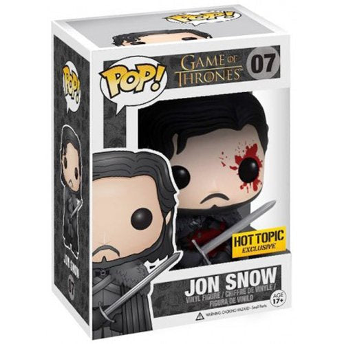 Funko Pop! Game of Thrones - Jon Snow 07 Hot Topic Exclusive + Free Protector