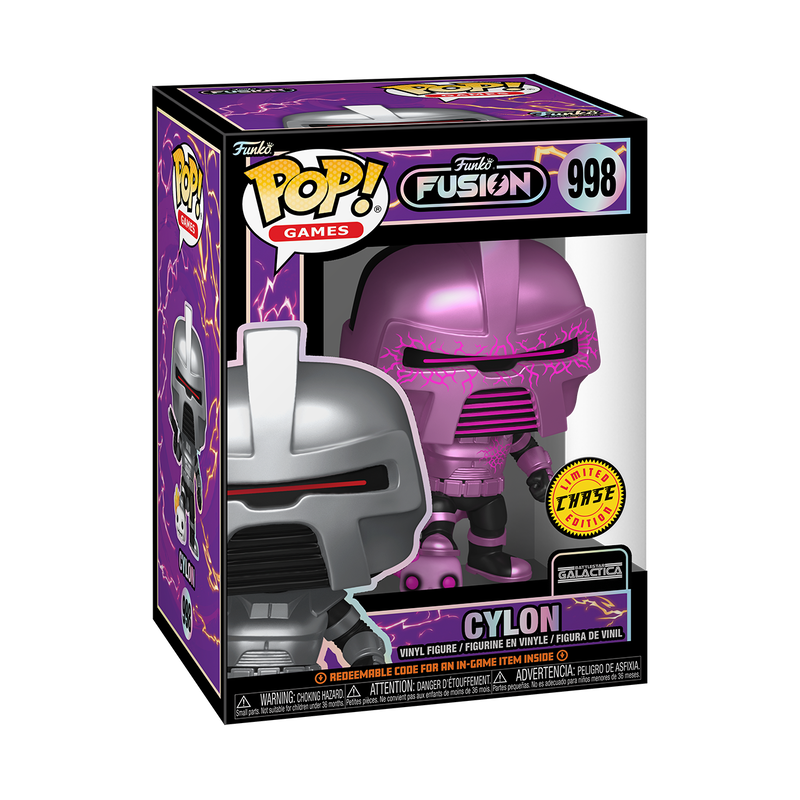 Funko Pop! Funko Fusion Battlestar Galactica Cylon 998 CHASE + Free Protector