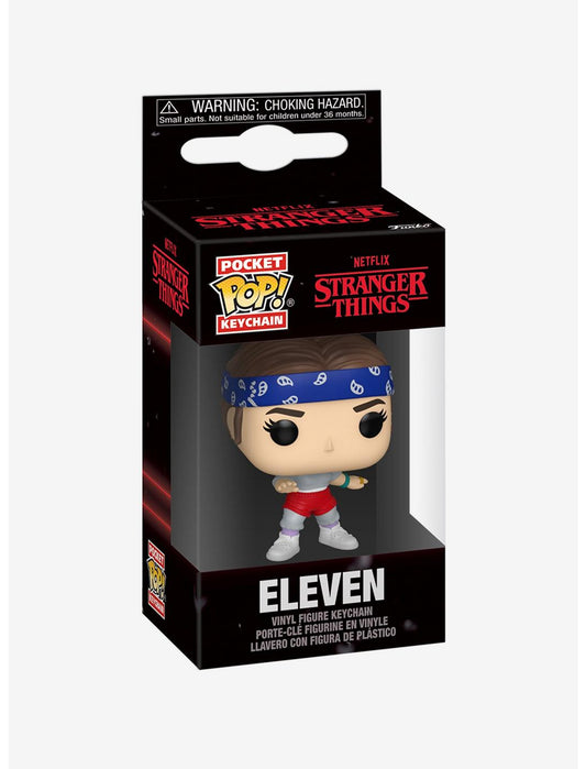 Season 5 Stranger Things Eleven Pocket Pop Keychain Vinyl Figure