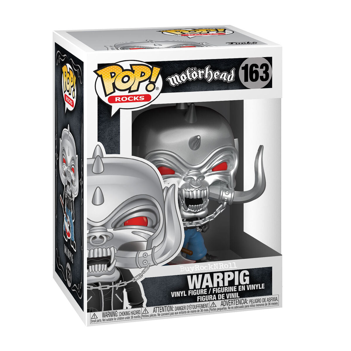 Funko Pop! Motörhead - Warpig (Metallic) 163 (VAULTED) + Free Protector