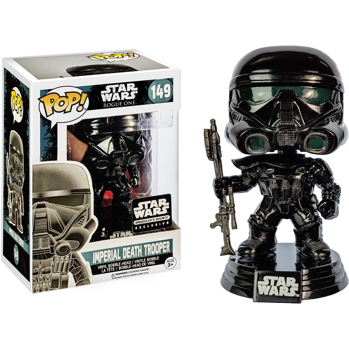 Funko Pop! Star Wars Rogue One Imperial Death Trooper 149 + Free Protector (VAULTED)