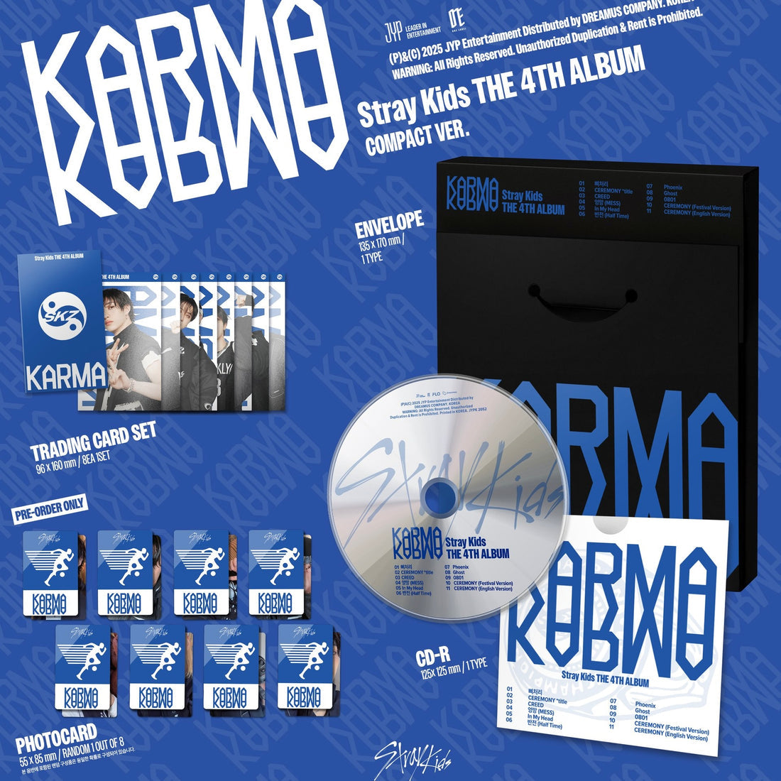 STRAY KIDS - The 4th Album : KARMA (COMPACT VER.)