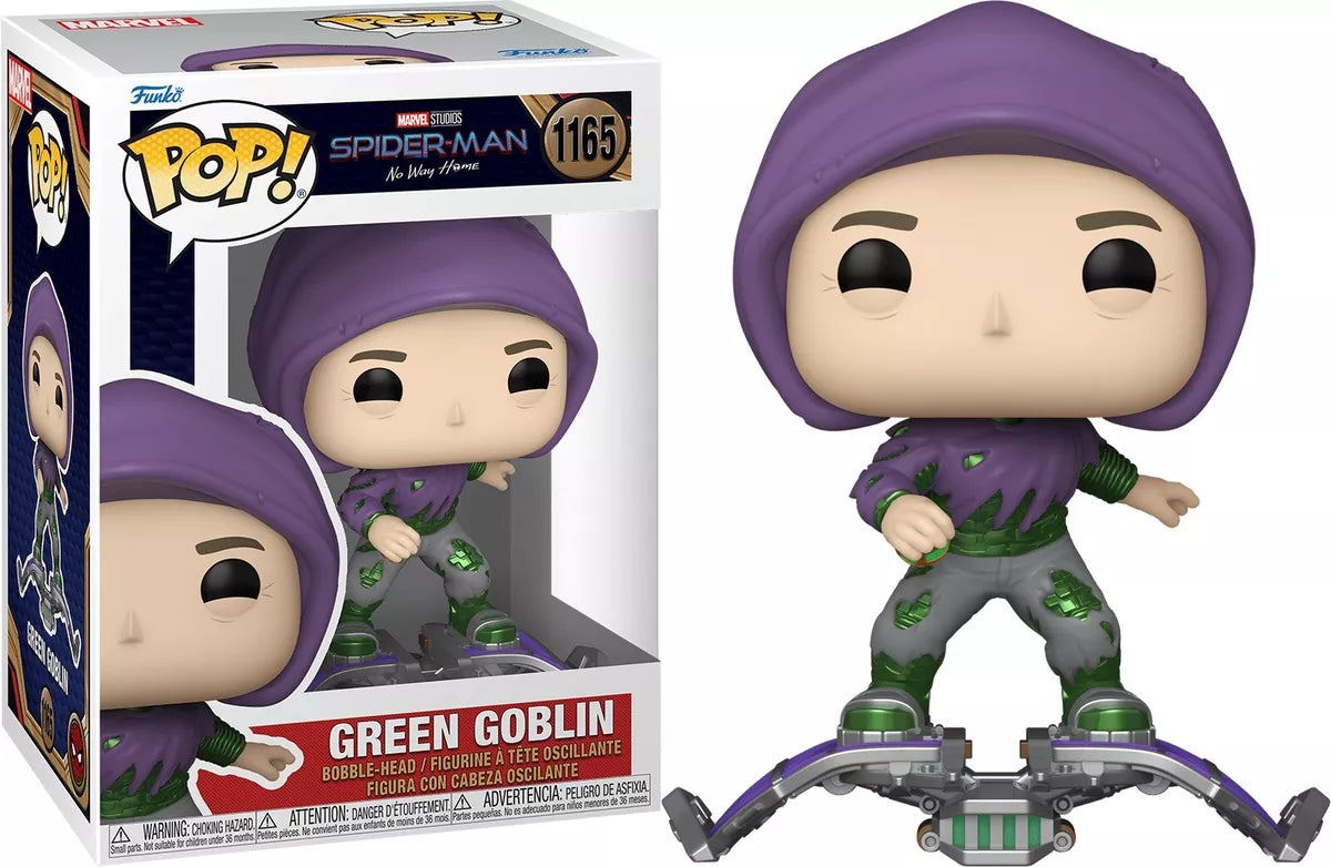 Funko Pop! Marvel Studios Spider-Man No Way Home - Green Goblin 1165 + Free Protector