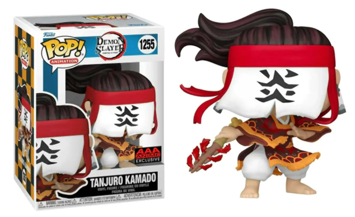 Funko Pop! Demon Slayer - Tanjuro Kamado 1255 AAA Anime Exclusive + Free Protector