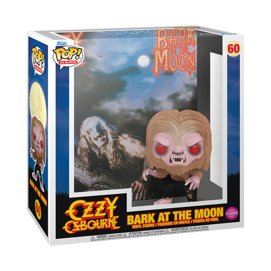 Funko Pop! Ozzy Osbourne - Bark At The Moon FLOCKED Album Cover Figure