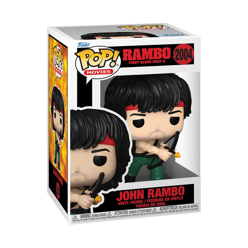 Funko Pop! Rambo First Blood Part II - John Rambo 2004 Figure + Pop Protector