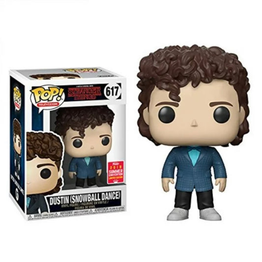 Funko Pop! Netflix Stranger Things Dustin (Snowball Dance) 617 Funko 2018 Summer Convention Exclusive (VAULTED) + Free Protector
