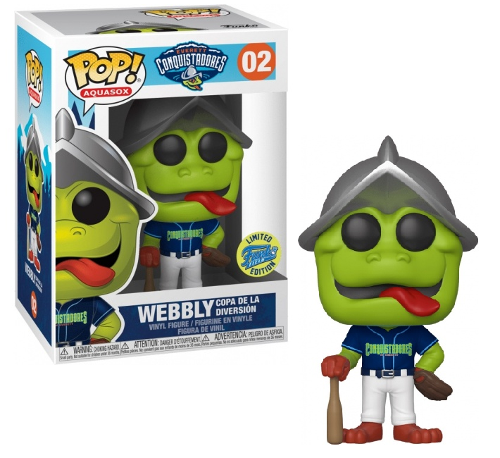 Funko Pop! Aquasox Everett Conquistadores - Webbly Copa De La Diversión 02 Funko Field Exclusive + Pop Protector