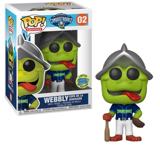 Funko Pop! Aquasox Everett Conquistadores - Webbly Copa De La Diversión 02 Funko Field Exclusive + Pop Protector