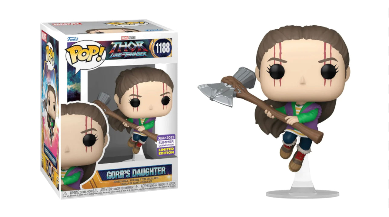 Funko Pop! Marvel Studios Thor Love and Thunder - Gorr’s Daughter 1188 Funko 2023 Summer Convention Exclusive + Free Protector