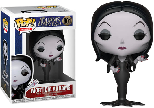 Funko Pop! The Addams Family Morticia Addams 801 + Free Protector (slight box ware) (VAULTED)