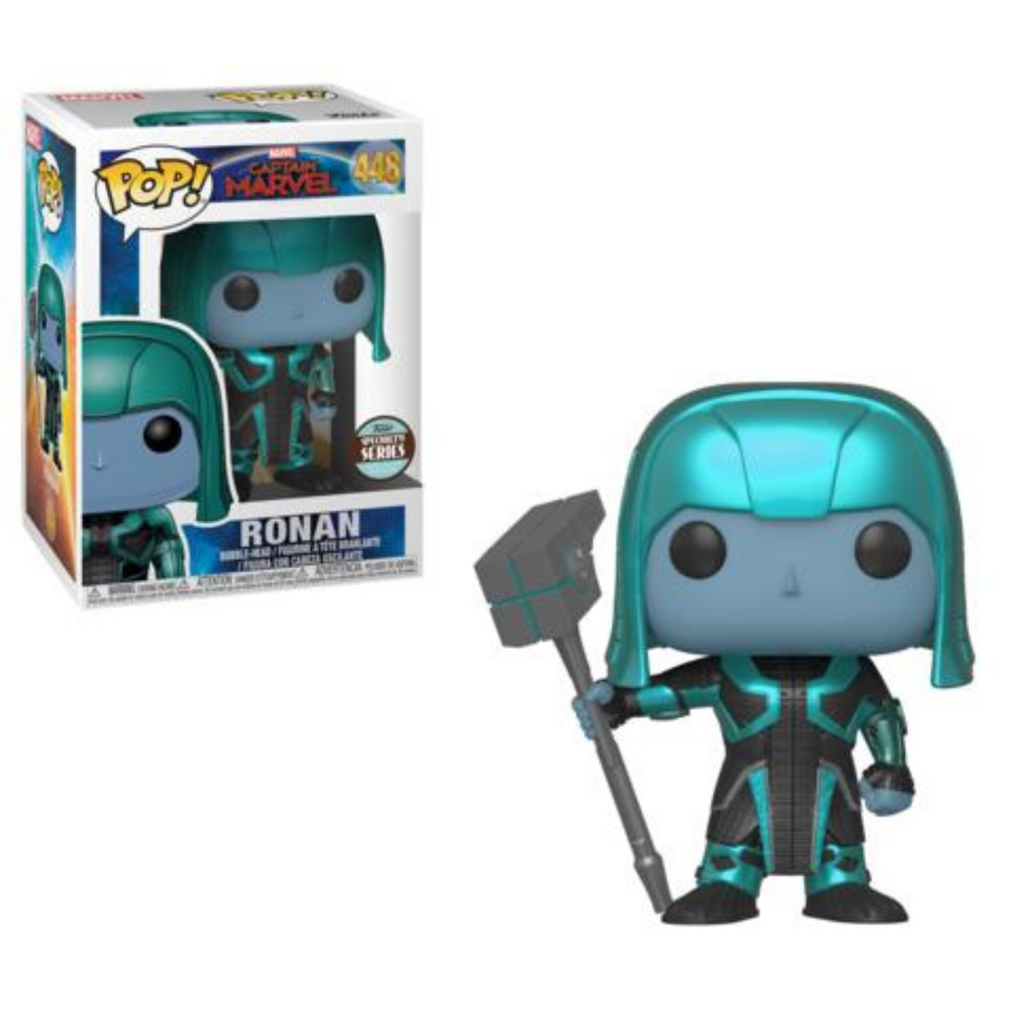 Funko Pop! Marvel - Captain Marvel: Ronan 448 Funko Specialty Series (VAULTED) + Free Protector