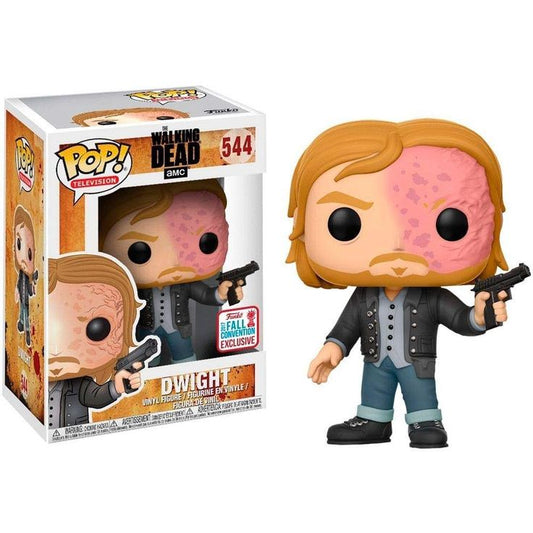 Funko POP! Television - The Walking Dead - Dwight 544 2017 Fall Convention Exclusive + PROTECTOR!