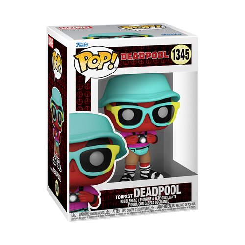 Deadpool Parody Tourist Deadpool Funko Pop! Vinyl Figure #1345 + PoP Protector