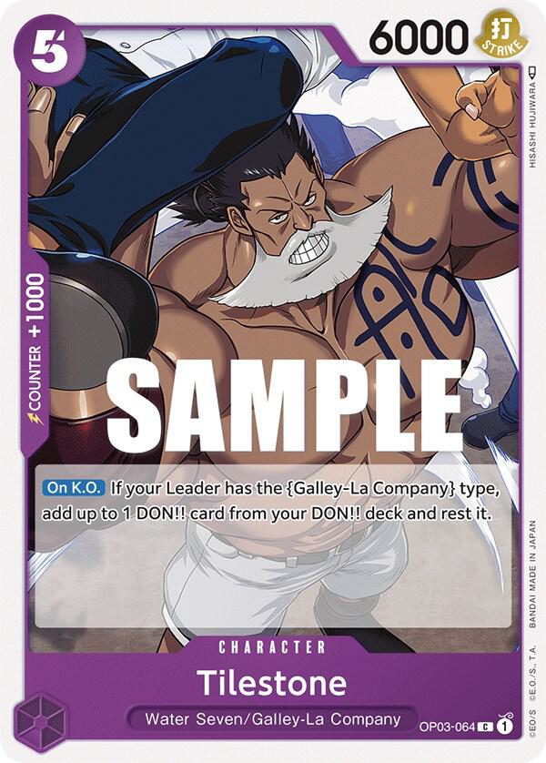 One Piece TCG! Tilestone - Pillars of Strength (OP03)