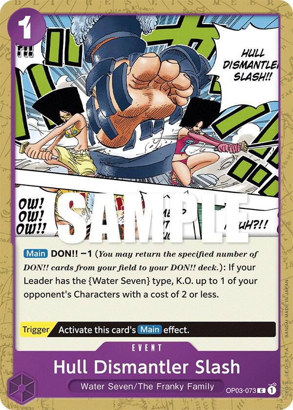 One Piece TCG! Hull Dismantler Slash - Pillars of Strength (OP03)