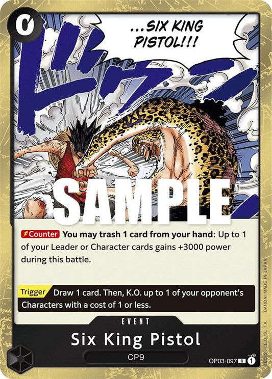One Piece TCG - Six King Pistol - Pillars of Strength (OP03)